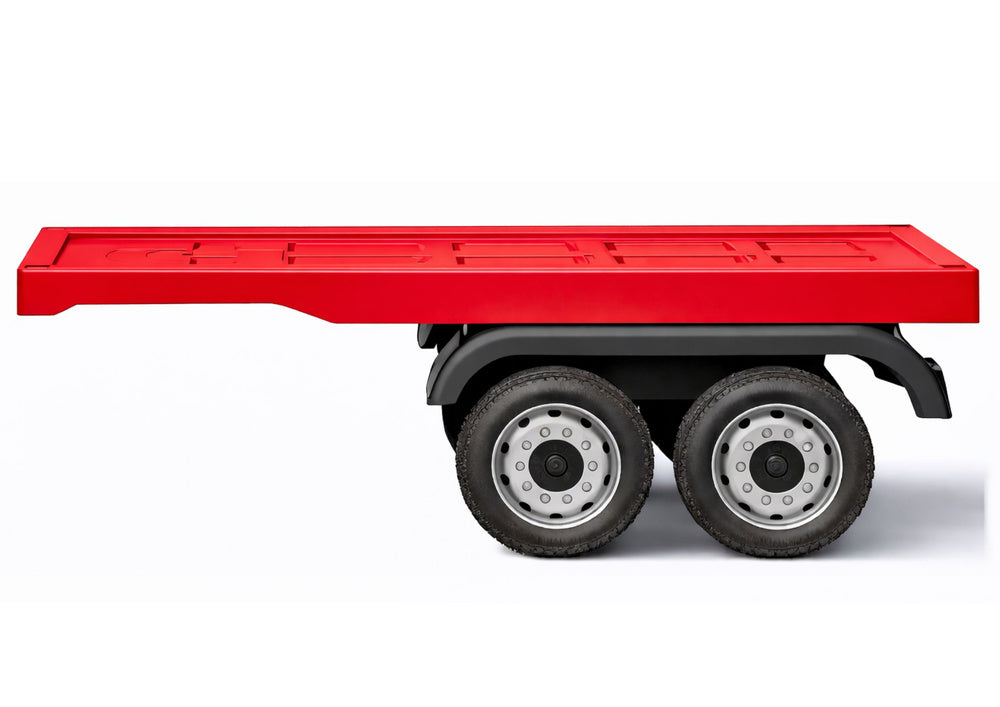 Mercedes Scania Actros HL358 puspriekabė raudona