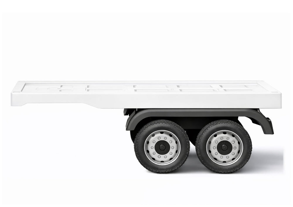 Mercedes Scania Actros HL358 puspriekabė baltos spalvos