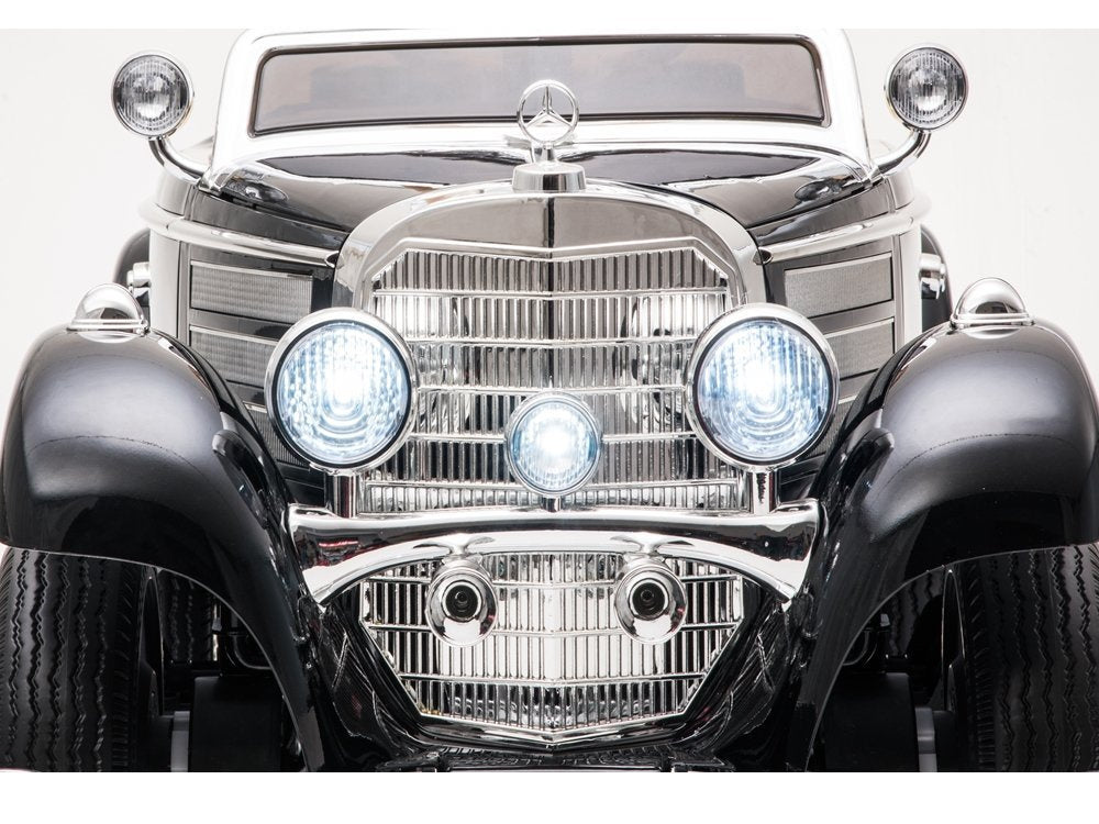 Elektrinis vaikiškas automobilis Mercedes 540K juodas