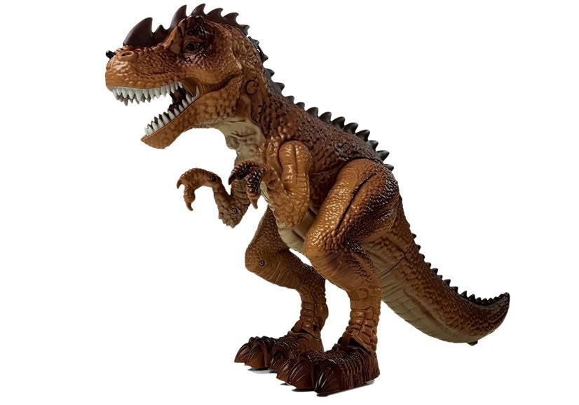 Judantis Tyrannosaurus dinozauras su vandens garų pistoletu, šviesa ir garsu