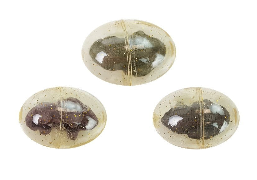 Baterinis dinozauras, dedantis kiaušinius, su garais, šviesa ir garsu (žalias)