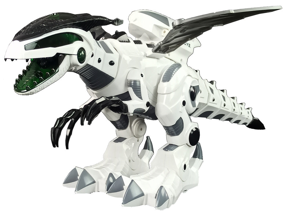 Interaktyvus dinozauras robotas – nuotolinis valdymas, muzika, garas, šviesos