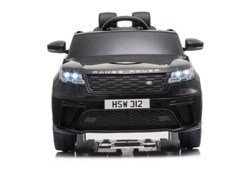 Elektrinis vaikiškas automobilis Range Rover juodas dažytas