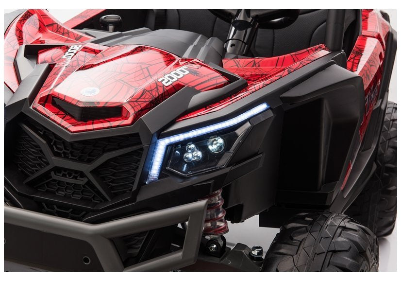 Keturratis Buggy UTV-MX Red Spider dažytas