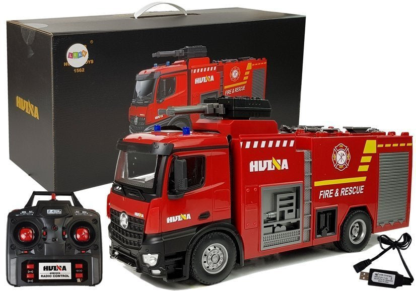 Nuotoliniu būdu valdoma gaisrinė 1:14 2.4 GHz modelis 1562 Huina