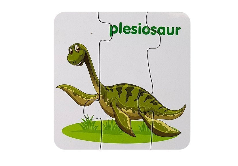 Edukacinė dėlionė „Dinozaurai anglų kalba“ – 10 jungčių
