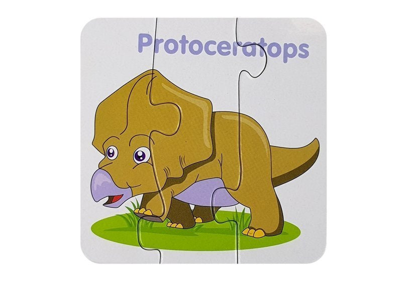 Edukacinė dėlionė „Dinozaurai anglų kalba“ – 10 jungčių