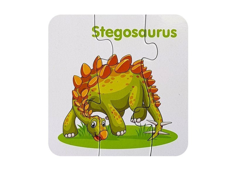 Edukacinė dėlionė „Dinozaurai anglų kalba“ – 10 jungčių