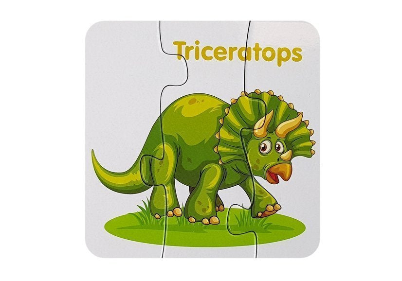 Edukacinė dėlionė „Dinozaurai anglų kalba“ – 10 jungčių