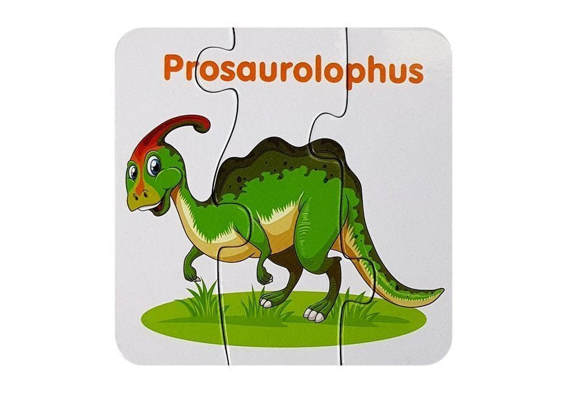Edukacinė dėlionė „Dinozaurai anglų kalba“ – 10 jungčių