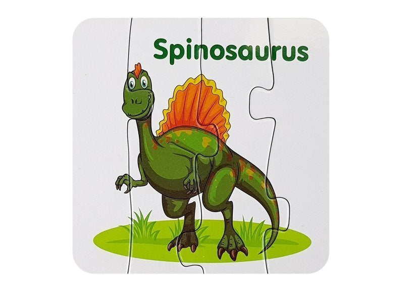 Edukacinė dėlionė „Dinozaurai anglų kalba“ – 10 jungčių