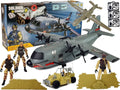 Military Set Huge Military Plane 87 cm with Sounds Lights Military Accessories