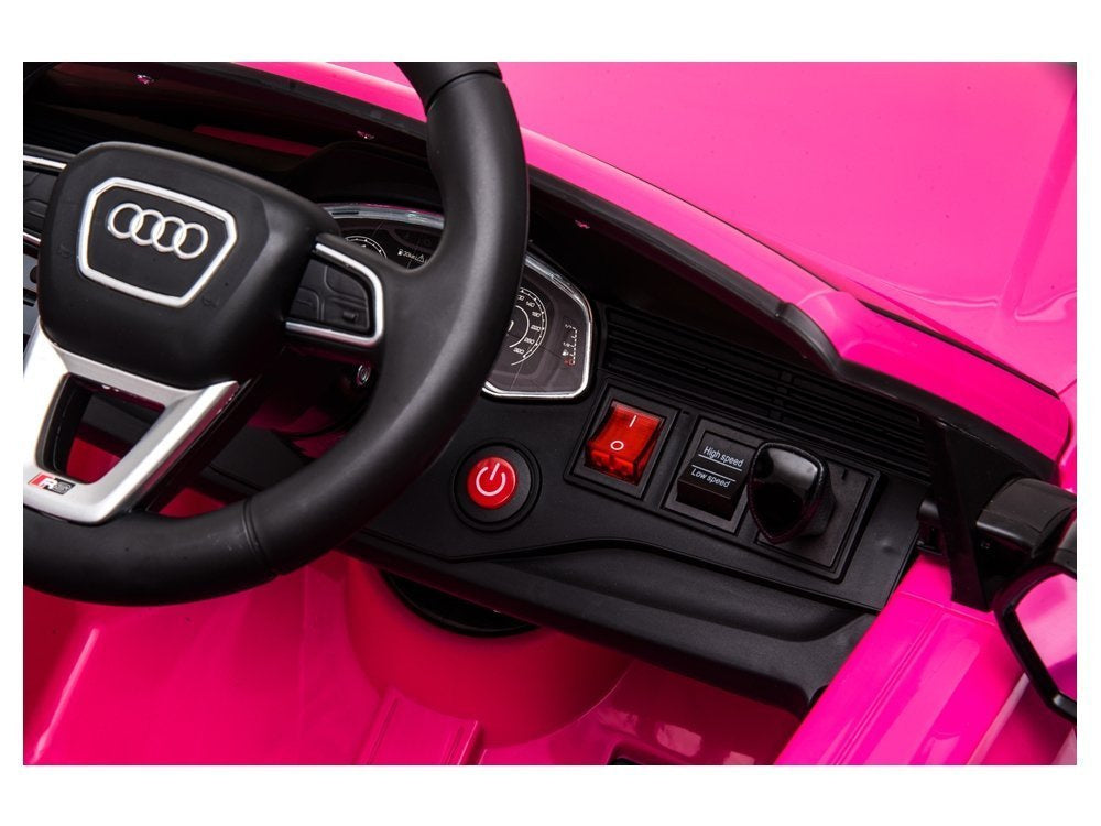 Elektrinis važiuojamas automobilis Audi RS Q8, rožinis