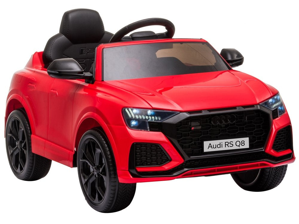 Elektrinis važiuojamas automobilis Audi RS Q8, raudonas