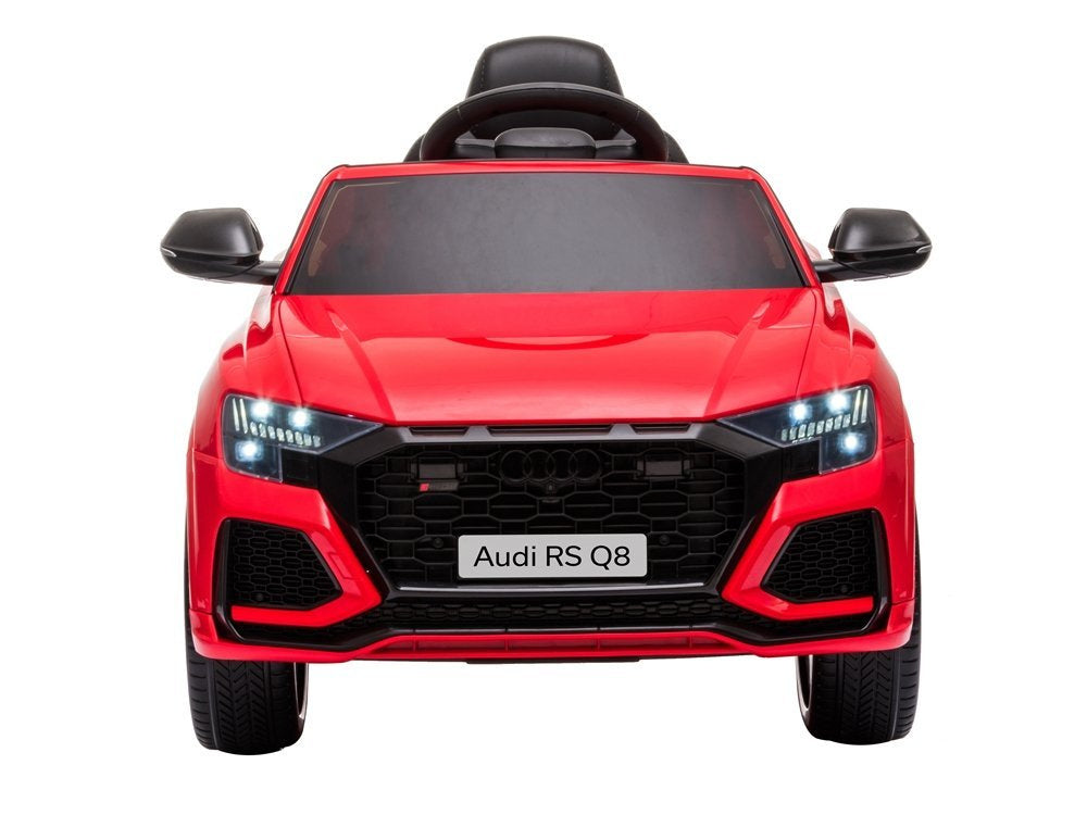 Elektrinis važiuojamas automobilis Audi RS Q8, raudonas