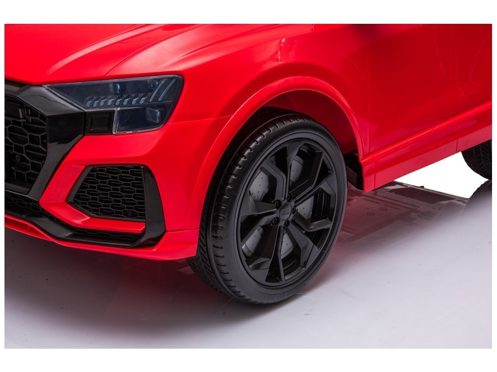 Elektrinis važiuojamas automobilis Audi RS Q8, raudonas