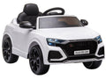 Elektrinis važiuojamas automobilis Audi RS Q8, baltas