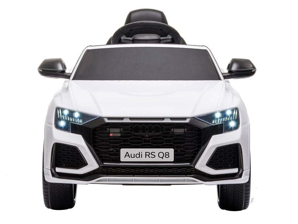 Elektrinis važiuojamas automobilis Audi RS Q8, baltas