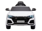Elektrinis važiuojamas automobilis Audi RS Q8, baltas
