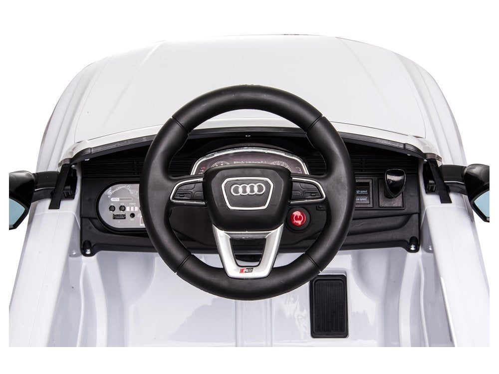 Elektrinis važiuojamas automobilis Audi RS Q8, baltas