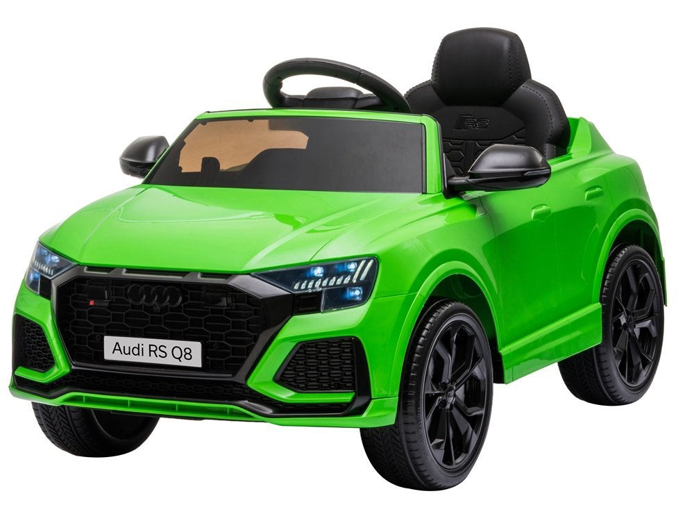 Elektrinis važiuojamas automobilis Audi RS Q8, žalias
