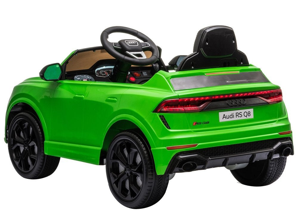 Elektrinis važiuojamas automobilis Audi RS Q8, žalias