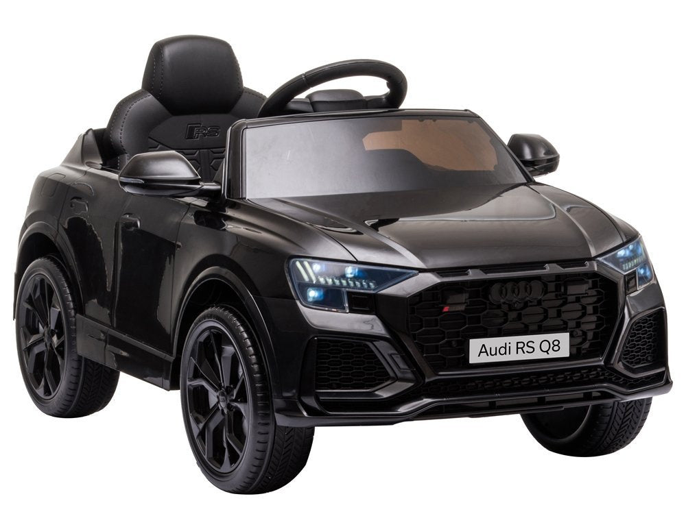 Elektrinis važiuojamas automobilis Audi RS Q8, juodas