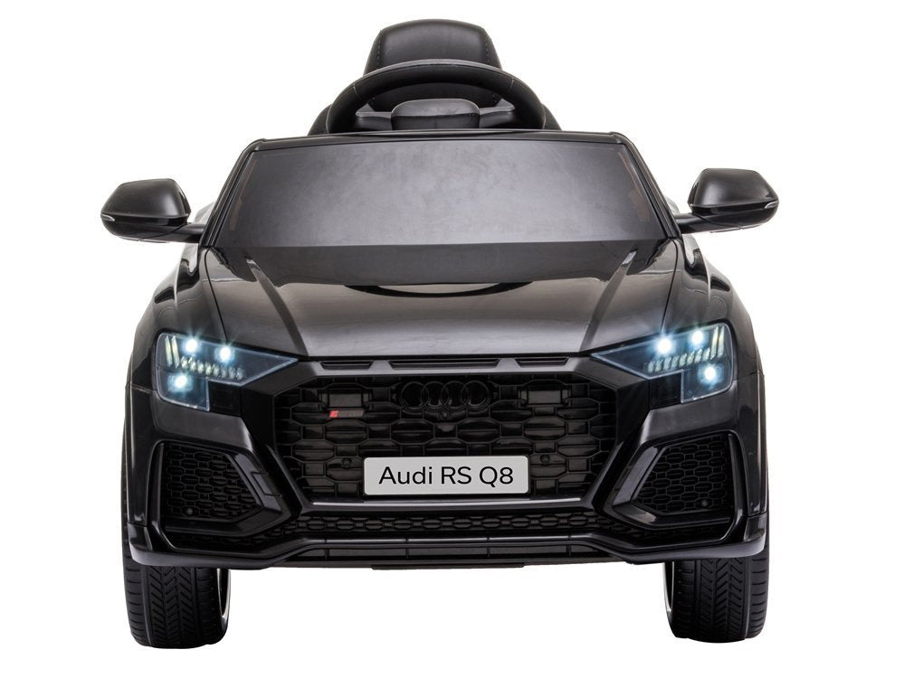 Elektrinis važiuojamas automobilis Audi RS Q8, juodas