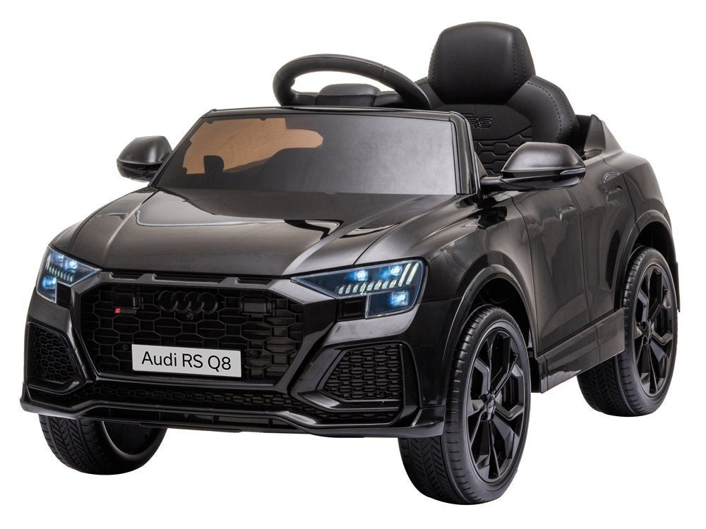 Elektrinis važiuojamas automobilis Audi RS Q8, juodas