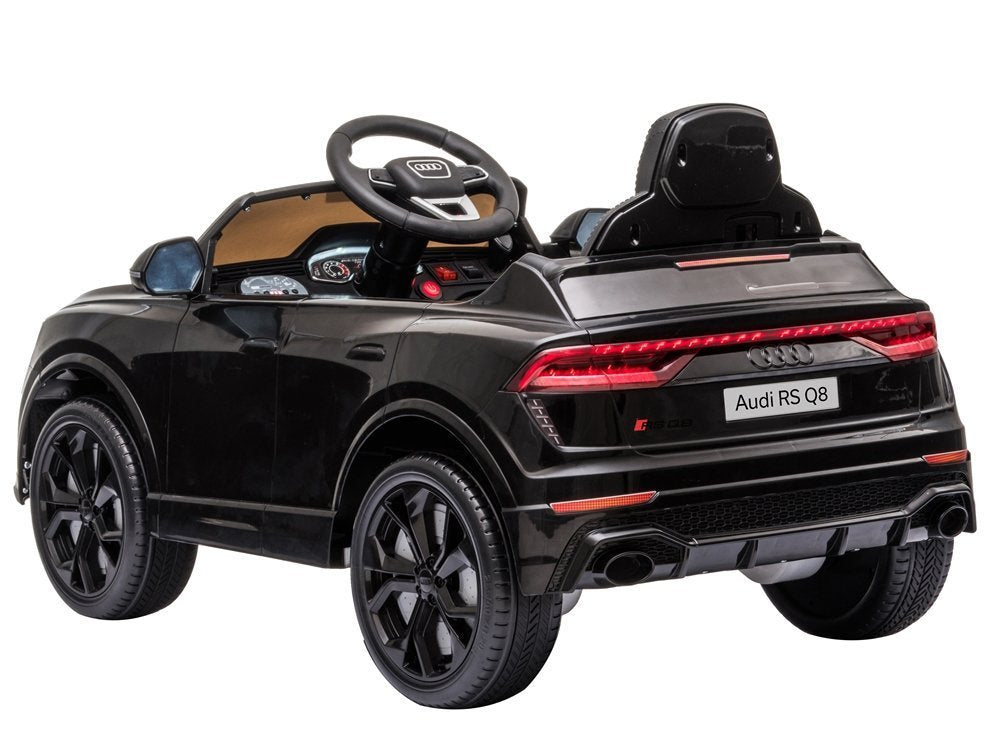 Elektrinis važiuojamas automobilis Audi RS Q8, juodas