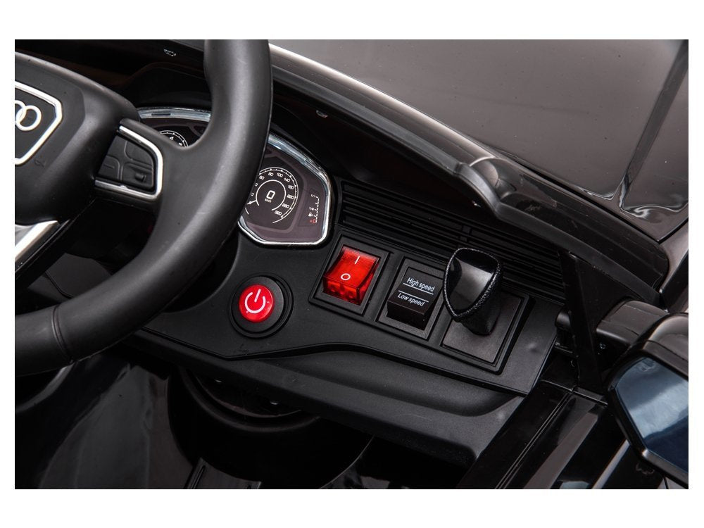 Elektrinis važiuojamas automobilis Audi RS Q8, juodas