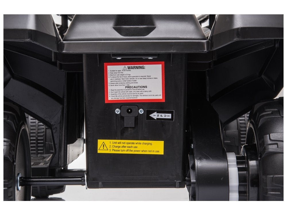 Elektrinis važiuojamas keturratis JS320, juodas