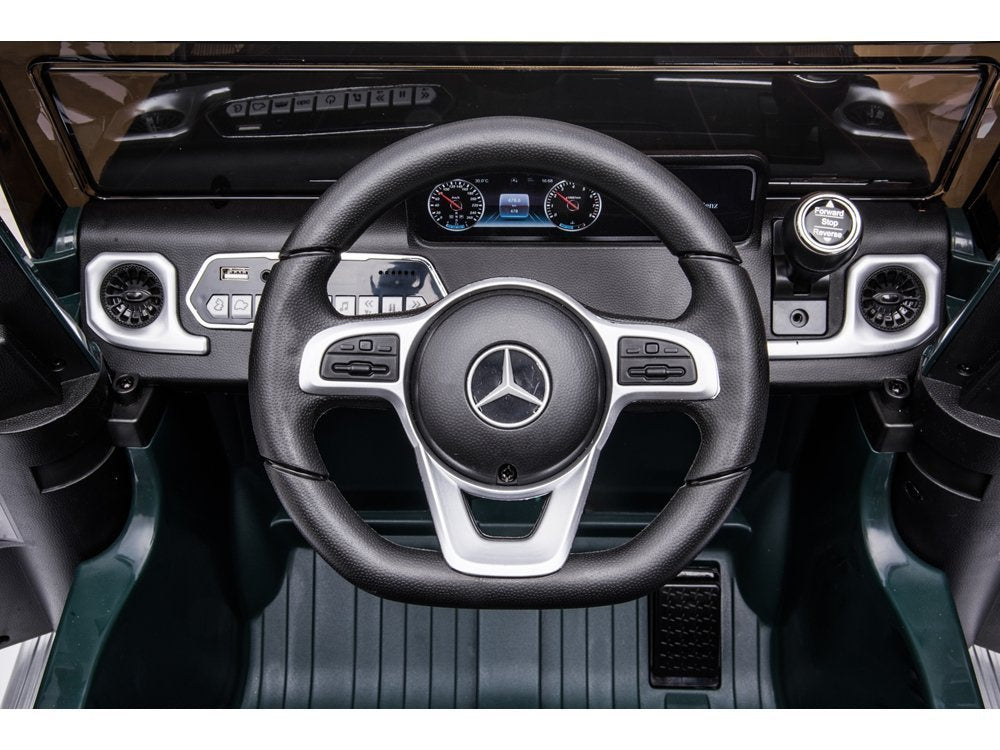 Elektrinis važiuojamas automobilis Mercedes G500, žalias