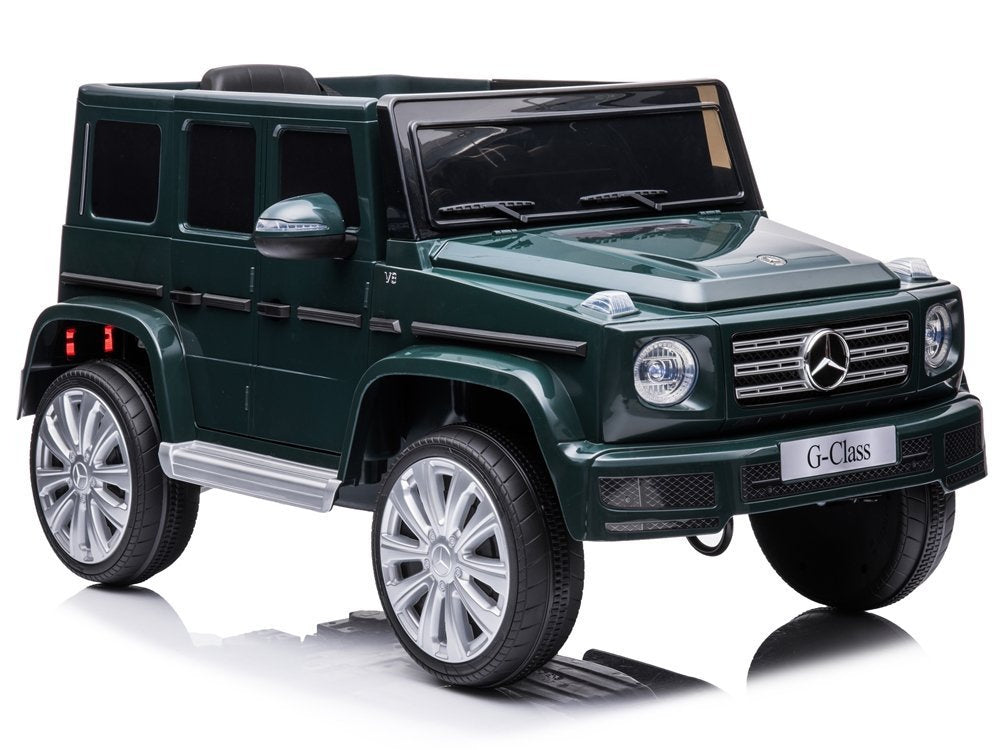 Elektrinis važiuojamas automobilis Mercedes G500, žalias