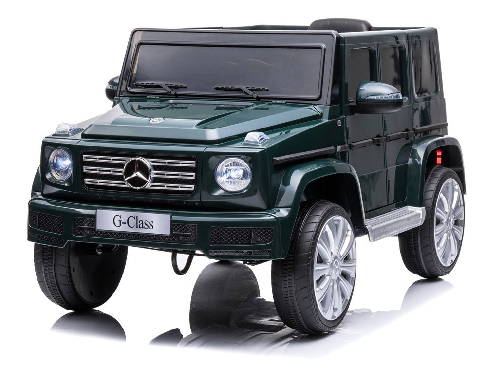 Elektrinis važiuojamas automobilis Mercedes G500, žalias