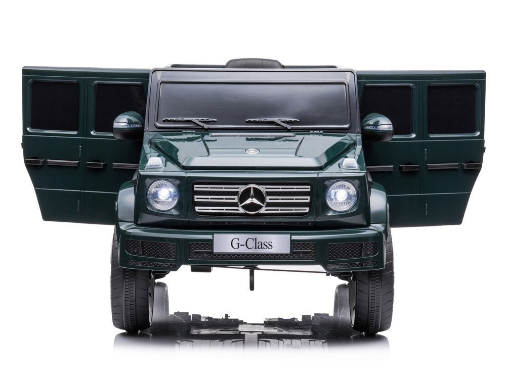 Elektrinis važiuojamas automobilis Mercedes G500, žalias