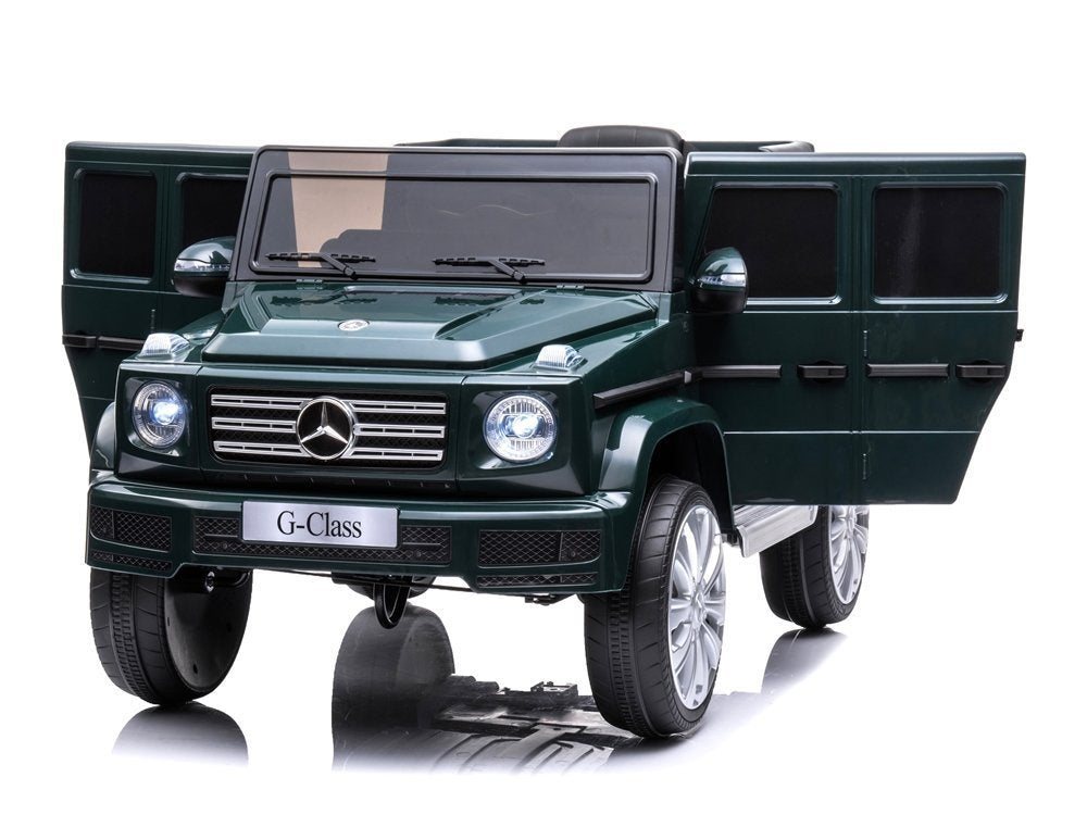 Elektrinis važiuojamas automobilis Mercedes G500, žalias