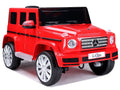 Elektrinis važiuojamas automobilis Mercedes G500, raudonas