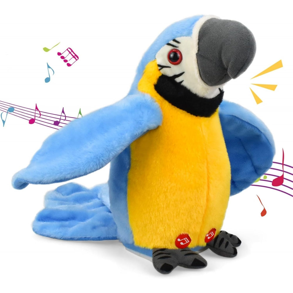 Pliušinė kalbanti papūga -atkartojanti garsus