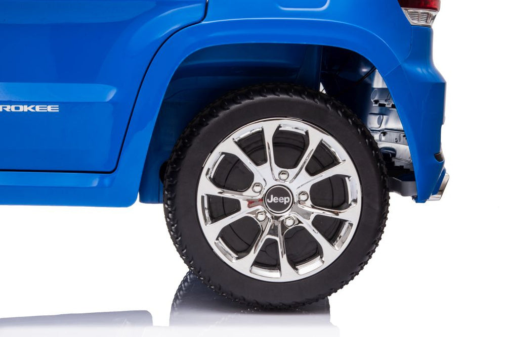 Elektrinis važiuojamas automobilis Jeep Grand Cherokee JJ2055, mėlynas