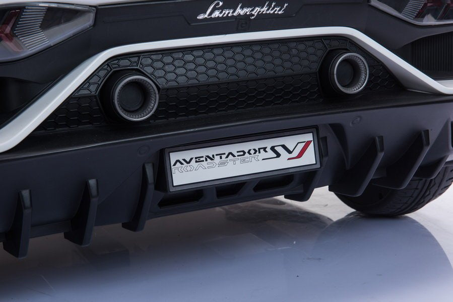 Elektrinis važiuojamas automobilis Lamborghini Aventador SX2028, baltas