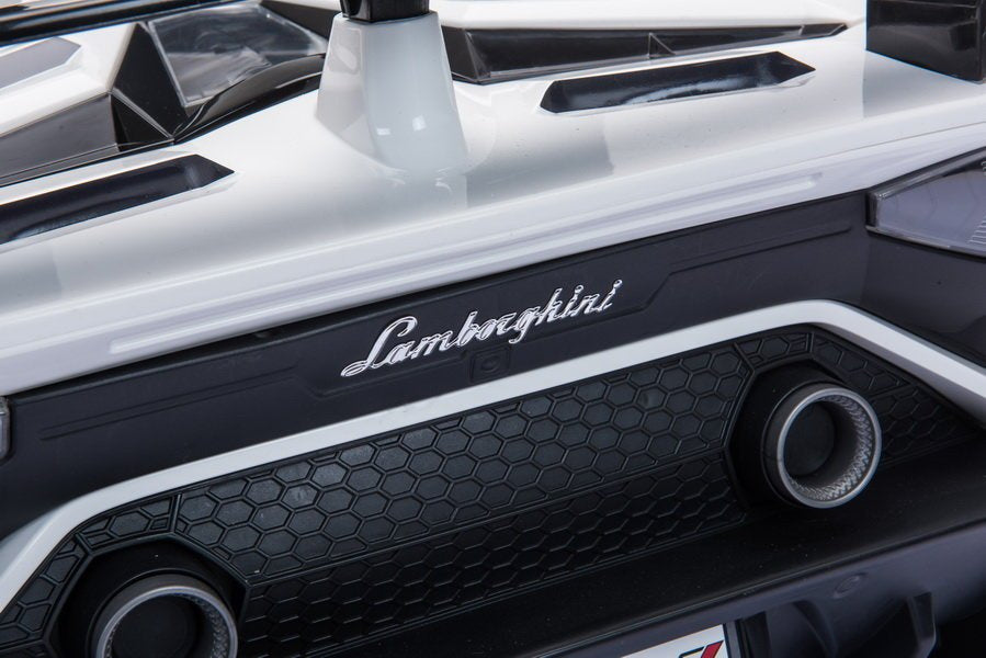 Elektrinis važiuojamas automobilis Lamborghini Aventador SX2028, baltas
