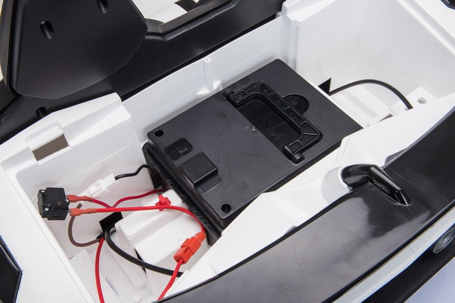 Elektrinis važiuojamas automobilis Lamborghini Aventador SX2028, baltas