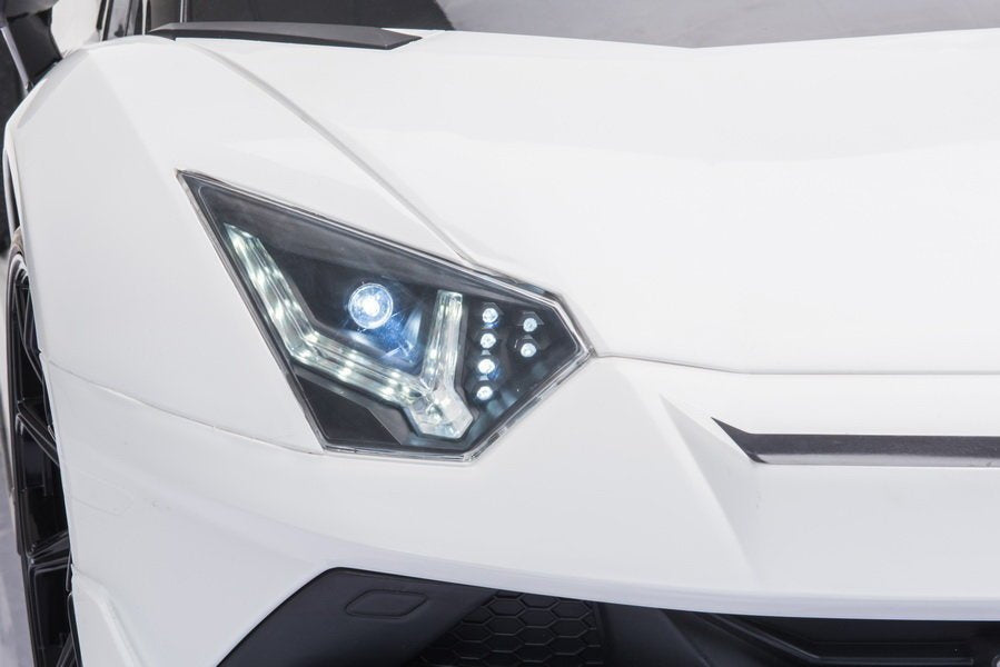 Elektrinis važiuojamas automobilis Lamborghini Aventador SX2028, baltas