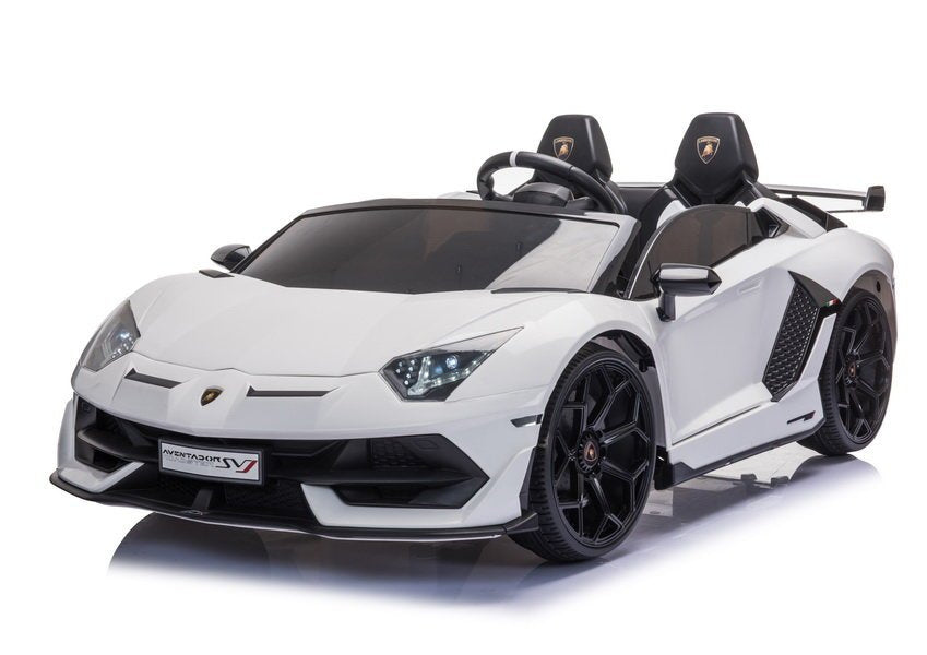 Elektrinis važiuojamas automobilis Lamborghini Aventador SX2028, baltas