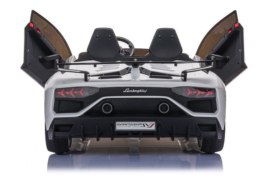 Elektrinis važiuojamas automobilis Lamborghini Aventador SX2028, baltas