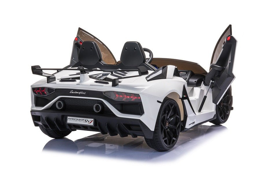 Elektrinis važiuojamas automobilis Lamborghini Aventador SX2028, baltas