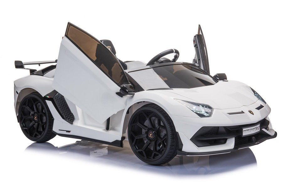 Elektrinis važiuojamas automobilis Lamborghini Aventador SX2028, baltas