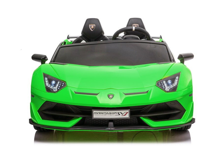 Elektrinis važiuojamas automobilis Lamborghini Aventador SX2028, žalias