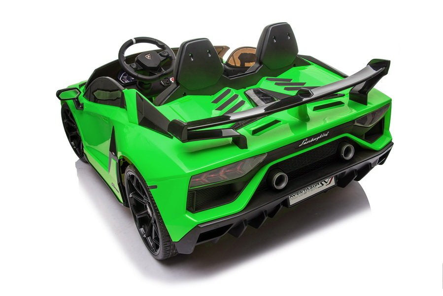 Elektrinis važiuojamas automobilis Lamborghini Aventador SX2028, žalias